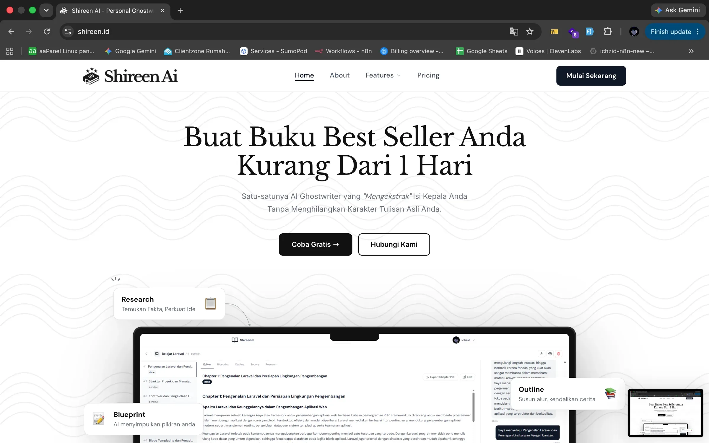 Shireen AI - AI Book Writing Assistant