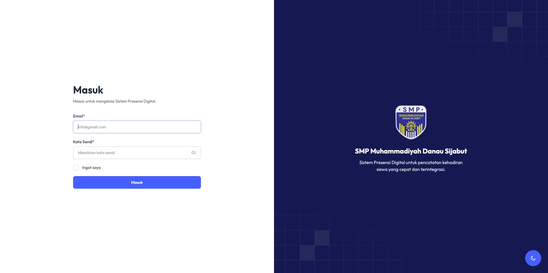Sistem Presensi RFID SMP Muhammadiyah Danau Sijabut